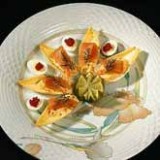 Witloof blaadjes met mango
