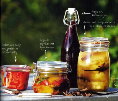 Pickles van radijs met gember en citroenkruid Pickles van radijs met gember en citroenkruid