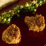 Kroketjes van kalfszwezerik met pesto van courgette