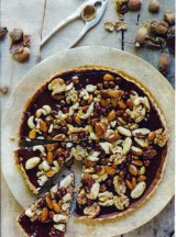 Karameltaart met noten