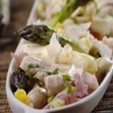 Kip met asperges