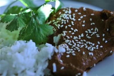Mexicaanse kip met chocolade