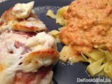 Kipfilet, parmaham met mascarponesaus
