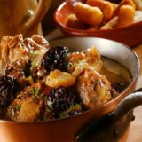Kip met Rodenbach pruimen en appelen
