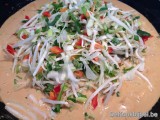 Kip met Tai Pla curry en bamboe