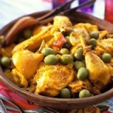 Kiptajine met geconfijte citroen en olijven