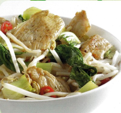 Kalkoen in de wok Kalkoen in de wok