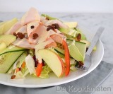 Slaatje met gerookte kip