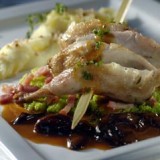 Brochette van kwarteltjes met Rodenbach