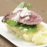 Lamsfilet met truffelaardappelpuree