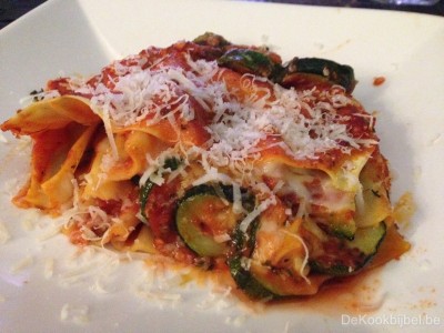 Lasagne, zucchine alla Parmigiana