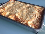Lasagne met ricotta en prosciutto di Parma
