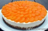 Mandarijntaart met speculaasbodem