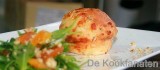 Muffins met bacon en gruyère