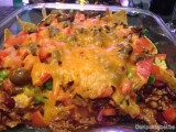 Nachoschotel met rundsvlees