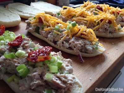 Panini tonijn en cheddar