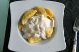Gevulde pasta met Belgische asperges en Philadelphia