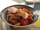 Pasta met courgette en chorizo