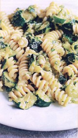 Fusilli met courgettes