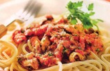 Spaghetti met mosselen en gekonfijte tomaat