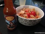 Penne met scampi en tomaat