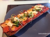 Pizzabaguette met paprika en chorizo