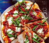 Pizza pancetta-mozzarella