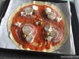 Pizza paprika geitenkaas