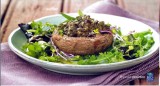 Portabella met linzen en saliepesto