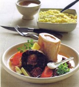 Pot au feu van ossenstaart, ossenwangen en mergpijp