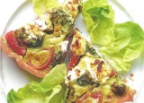 Quiche met broccoli en geitenkaas