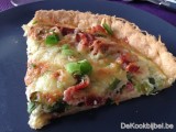 Quiche met prosciutto en bosuitjes