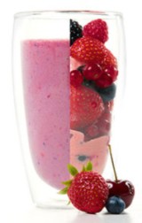 Rode vruchten Milkshake