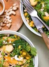 Lentesalade met aardappelen en zuiders fruit