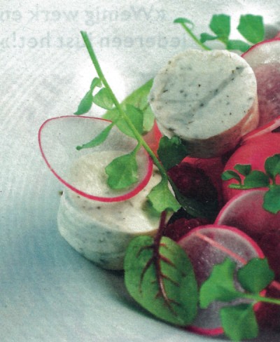 Salade van Radijs en Geitenkaas