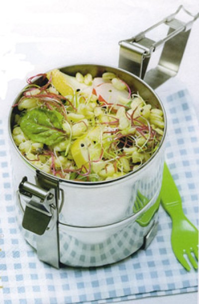Tarweslaatje met gerookte mozarella