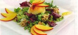 Salade met geitenkaas en nectarines