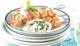 Scampi spiesjes met feta