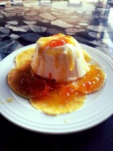 Ricotta-mandora semifreddo