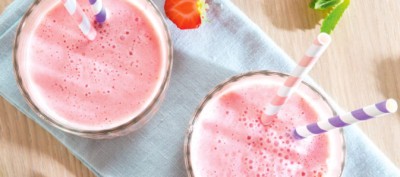 Aardbei-appelshake  