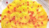 Sinaasappelsalade met kaneel en oranjebloesem