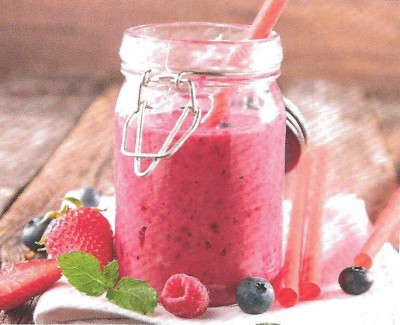 Smoothie van rood fruit