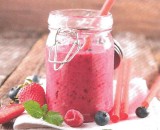 Smoothie van rood fruit