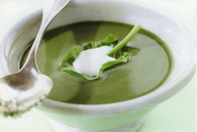 Spinaziesoep met Soya Spinaziesoep met Soya