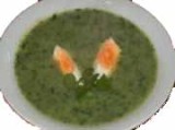 Waterkerssoep met zalm