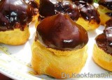 Kleine soesjes met gele room