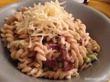 Spirelli, Boursin gorgonzola en erwtjes