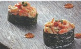 Sushi tomaat-garnaal