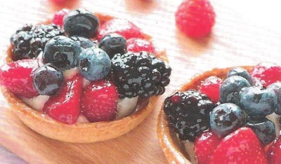 Fruittaartjes met bessen