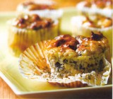 Ricotta-spinazietaartjes met dille